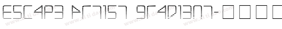 Escape Artist Gradient字体转换